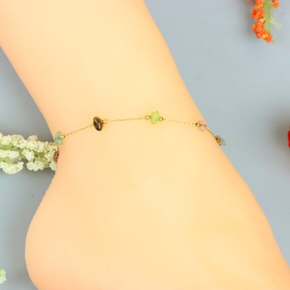 "Handmade Anklet – A Stylish Choice for Women, Thoughtful Gift Idea, EVCH1040 - Picture 7 of 9